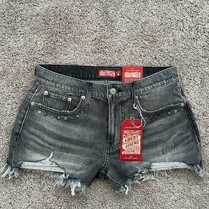 NWT Lucky Mid-Rise denim shorts